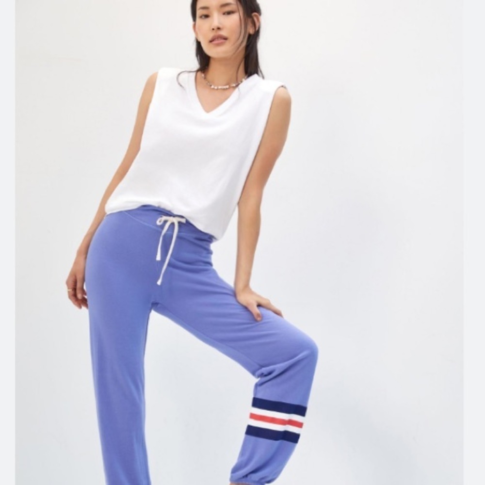 Anthropologie Sundry striped jogging pants new ugh tags
